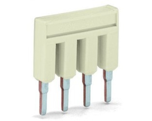 WAGO CORPORATION  2001-410      PUSH-IN TYPE JUMPER BARS INSULATED 10-POLE NOMINAL CURRENT 18 A