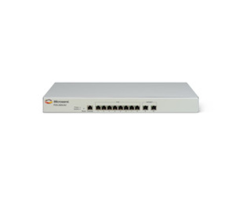 MICROCHIP  PDS-208G/F/M/AC-US      8+2 Ports Fanless PoE Switch, 30W-72W, 10/100/1000 BaseT,Managed, AC input