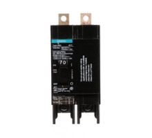 SIEMENS  US2:BQD270  BQD270      Molded Case Circuit Breaker, Thermal Magnetic, Panelboard Mount, 2 Pole, 480 Star/277 Volt AC, 50/60 Hertz, 125/250 Volt DC, 70A, 14 kA Interrupting Rating