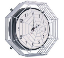 SAFETY TECHNOLOGY INTL STI-9632   Clock/Bell Damage Stopper, White 9 Gauge Coated Steel, 420mm 16.5