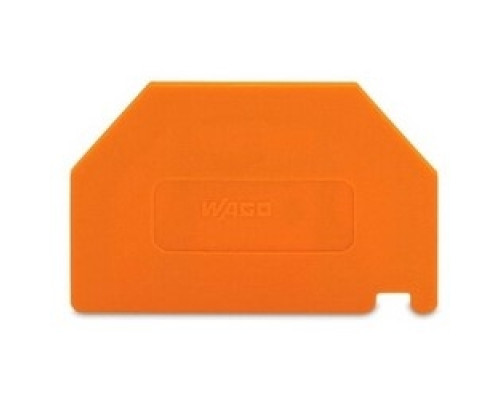 WAGO CORPORATION  283-322      Terminal Block Separator Plate, Oversized, 2 MM Width x 68 MM Depth x 42.8 MM Height, Orange