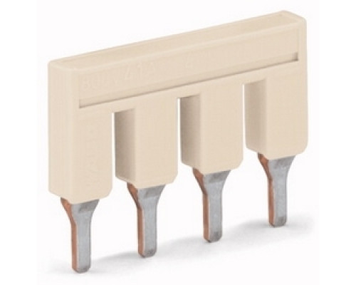 WAGO CORPORATION  2006-402      Push-in Type Jumper Bar; Insulated; 2-way; Nominal Current 41 A