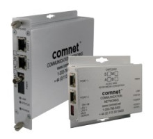 COMNET COMMUNICATION NETWORKS  CNFE2002M1APOE/HO/M      Ethernet Electrical to Optical Media Converter, Mini, A-Side, 2-Channel, 1-Fiber, Multimode, ST Connector, 10/100 Mbps, 1310/1550 Nanometer, 48 to 56 Volt DC, With 60 Watt PoE++