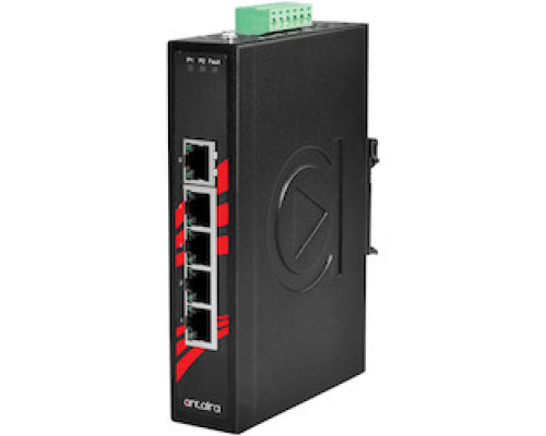 ANTAIRA TECHNOLOGIES LLC  LNX-500AG-T      5-Port 10/100/1000T Port Industrial Ethernet Switch, EOT -40C-80C
