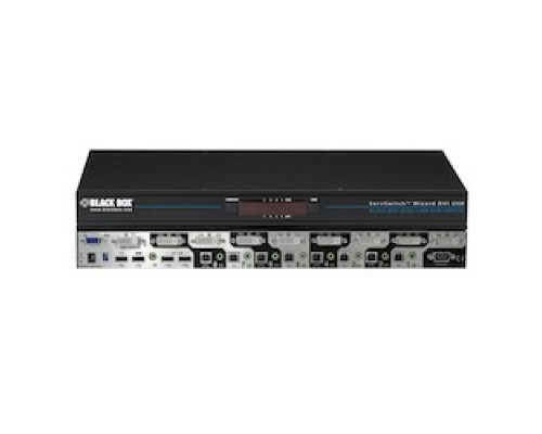 BLACK BOX NETWORK SERVICES  KV2008A      KVM Switch - Single-Head, DVI-D Dual-Link, USB True Emulation, Audio, 8-Port