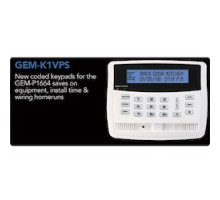 NAPCO  GEM-K1VPS      Custom Alpha Keypad With Voice Prompts, UL Siren, Pet PIR &