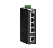 ETHERWAN SYSTEMS EX42005-00-1-A   Industrial  -10C 60C Unmanaged 5 Port 10/100TX Ethernet Switch. DIN Rail Mount, Terminal Block Power 12VDC - 48VDC.