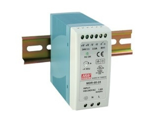 ANTAIRA TECHNOLOGIES LLC  MDR-60-48      60 Watt Series / 48 VDC / 1.25 Amps Industrial Slim Single Output DIN Rail Power Supply