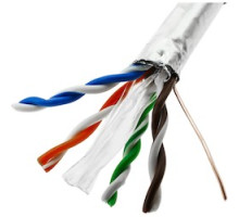 WAVENET  RG6QOSPBK2      23AWG 4PR 600MHZ STP/FTP, WHITE, WOODEN REEL 1000FT