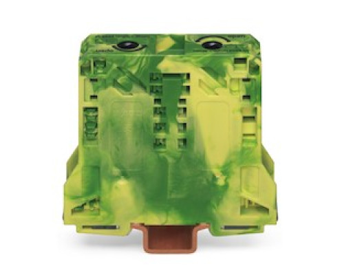 WAGO CORPORATION  285-157      2 COND GROUND TERMINAQL BLOCK 35MM2 GREEN/YELLOW 8-2 AWG
