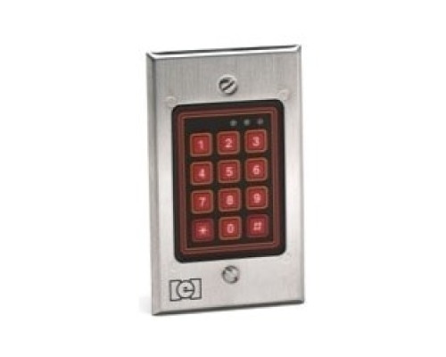 LINEAR CORPORATION  0-211222  212W      Door Access Control Keypad, 1-Door, Weather-Resistant, Surface Mount, 120 User, 12 to 24 Volt AC/DC, 94 Milliampere, 2.75