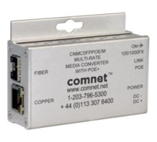 COMNET COMMUNICATION NETWORKS  CNMCSFPPOE/M      Mini 10/100/1000Mbps Ethernet Media Converter with IEEE 802.3at 30W PoE+
