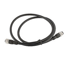 ABB  2TLA020056R1000      Cable single ended 10 meter black PVC jacket with straight 5 pole M12 female molded connector, 22AWG conductors, overall braid shield