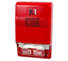 EDWARDS SIGNALING  EGIRHDVM               Horn/Strobe, Wall Mount, 24 Volt DC, 2.75