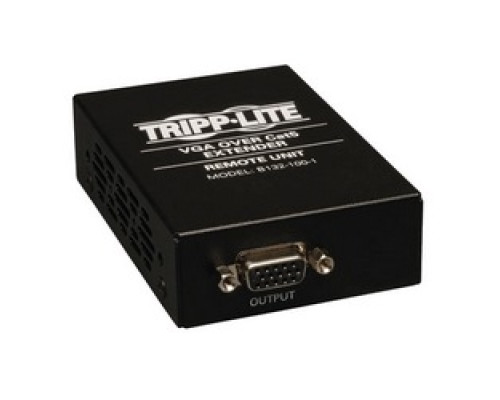 TRIPP LITE  B132-100-1  B132-100-1      VGA over Cat5/Cat6 Extender, Box-Style Receiver, 1920x1440 at 60Hz, Up to 1000-ft., TAA