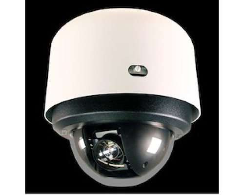 PELCO  S7818L-EW1      Spectra Enhanced 7 Dome 4K 18X Environmental Pendant White Clear bubble