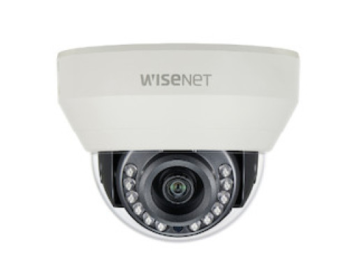 HANWHA VISION  HCD-7030RA               4MP Analog HD+ Indoor Dome 6.0mm fixed lens, 12VDC. IR distance 30m