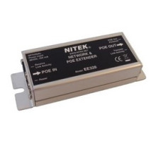 NITEK  EE328      Networking Ethernet and PoE Extender, RJ45 Connector, 100 Base-TX, DC to 10 Megahertz, 110 Ohm, 1.6