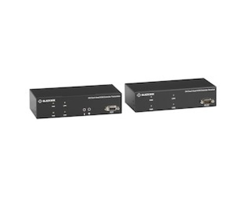 BLACK BOX NETWORK SERVICES  KVXLCF-200      KVM Extender over Fiber - Dual-Head, DVI-I, USB 2.0, Serial, Audio, Local Video