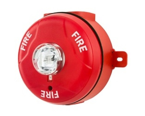 SILENT KNIGHT - HONEYWELL FIRE  SCRHK               Strobe, High-candela, Outdoor, Ceiling Mount, with Backbox, Red
