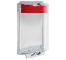 SAFETY TECHNOLOGY INTL  STI-13010NR               Universal Stopper Dome Cover With Fl. Mt, Red Housing, No Label