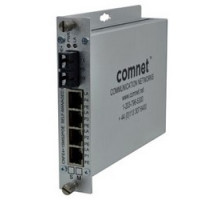 COMNET COMMUNICATION NETWORKS  CNFE4+1SMSM2POE      10/100TX 4TX/1FX Ethernet Self-Managed Switch with Power Over Ethernet PoE