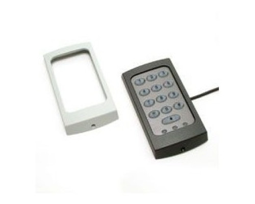 PAXTON ACCESS  375-110-US      Proximity Reader Keypad, NET2, KP75, 14 Volt DC, 180 Milliampere, 125 Kilohertz, 40 to 1500 MM Range, 75 MM Width x 16 MM Depth x 143 MM Height, Plastic, White, Black