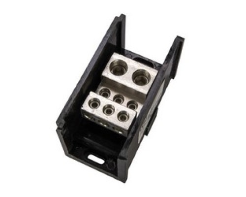 NSI INDUSTRIES AL-P2-K6   Power Distribution Block, 2 350 MCM-6 AWG Line Side , 6 2/0-14 AWG Load Side , 620 A/Pole