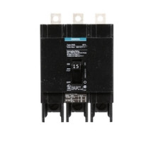 SIEMENS  US2:BQD315      Molded Case Circuit Breaker, Thermal Magnetic, Panelboard Mount, 3 Pole, 480 Star/277 Volt AC, 50/60 Hertz, 15A, 14 kA Interrupting Rating