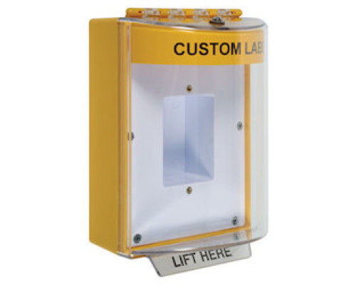 SAFETY TECHNOLOGY INTL STI-13410C-Y   Universal Stopper Dome Cover With Enc Backbox, Sealed Mt Plate, Custom Label, Specify Housing Color B=blue, G=green, K=black, R=red, W=white, Y=Yellow