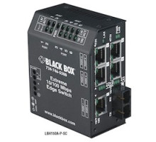 BLACK BOX NETWORK SERVICES LBH150A-P-SC   FAST ETHERNET 100-MBPS EXTREME TEMPERATURE SWITCH - 5 10/100-MBPS