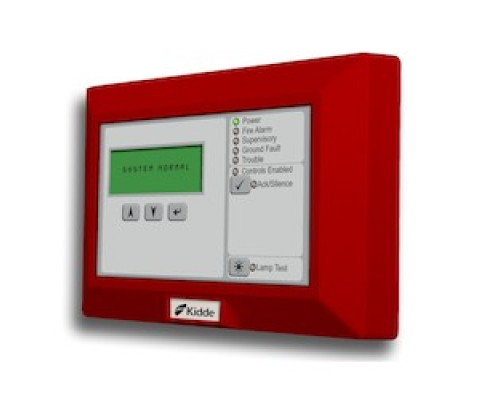 KIDDE COMMERCIAL  K-RLCD-R               LCD, Annunciator, No Com. Control, Red, Enclosure