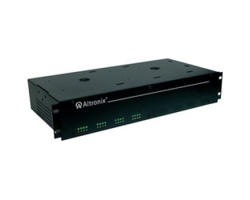ALTRONIX  R615DC1016220      CCTV Power Supply, 16 Fused Outputs, 6-15VDC @ 10A, 220VAC, 2U