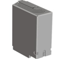 ABB  OSS400G1L/3      3-pack of single pole terminal shrouds, snap-on mounting, gray plastic, IP 3X from front.