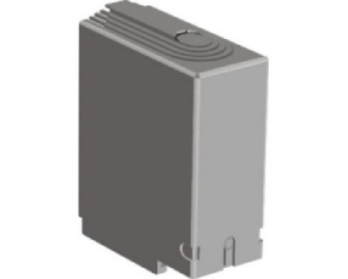 ABB  OSS400G1L/3      3-pack of single pole terminal shrouds, snap-on mounting, gray plastic, IP 3X from front.