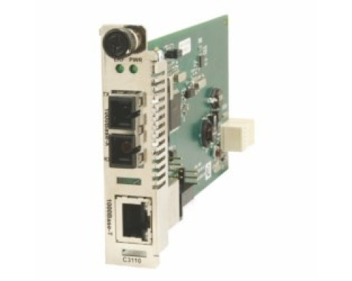 LANTRONIX  C3110-1039      Media Converter, 1000Base-T To 1000Base-Sx, Ion Card, MM, LC, 2KM, Via An SFP Module
