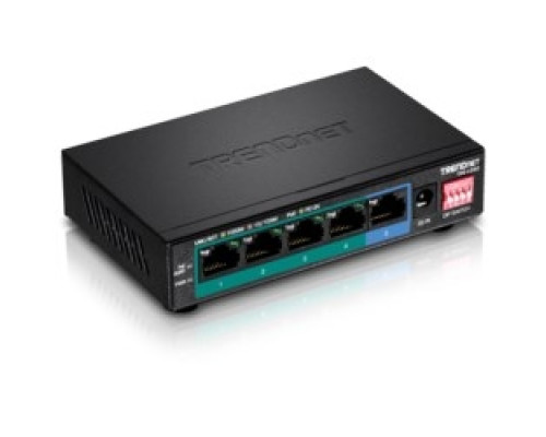 TRENDNET  TPE-LG50      5-Port Gigabit Long Range PoE+ Switch