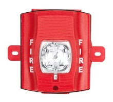 SILENT KNIGHT - HONEYWELL FIRE  SRK               Strobe, Standard-candela, Outdoor, Wall Mount, with Backbox, Red