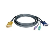 TRIPP LITE P774-015   PS/2 3-in-1 Cable Kit for NetDirector KVM Switch B020-Series and KVM B022-Series, 15-ft.