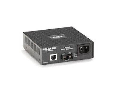 BLACK BOX NETWORK SERVICES LHC009A-R3   Fast Ethernet 100-Mbps Media Converter - 100-Mbps Copper to 100-Mbps Multimode Fiber, 850nm, 0.3km, SC