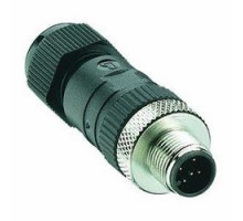 LUMBERG AUTOMATION  600003559  0936 DMC 101      DeviceNet, 5-pole, male field attachable M12 connector with screw terminal connection, cable outlet suitable for THIN DeviceNet cable, DeviceNet color coding