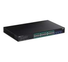 TRENDNET  TPE-30284      28-Port Gigabit Web Smart PoE+ Switch with 10G SFP+ slots