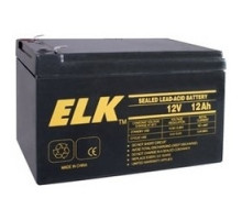 ELK PRODUCTS  ELK12120      Battery; Lead Acid 12V-12.0Ah
