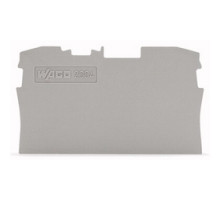 WAGO CORPORATION  2004-1291      End And Intermediate Plate, 1 mm Thick, Gray