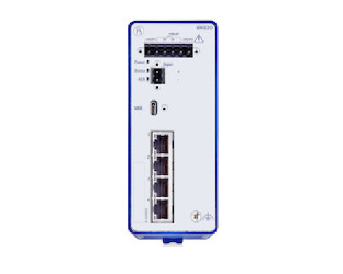 HIRSCHMANN  942170001  BRS20-4TX      Compact Managed Industrial Switch, fanless design, FE switch