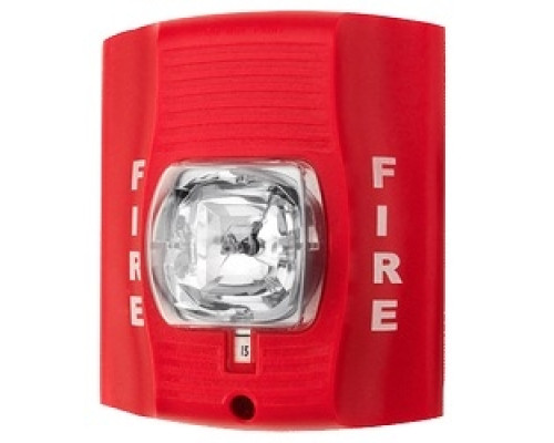SILENT KNIGHT - HONEYWELL FIRE  SRK-R               Strobe, Standard-candela, Outdoor, Wall Mount, Red