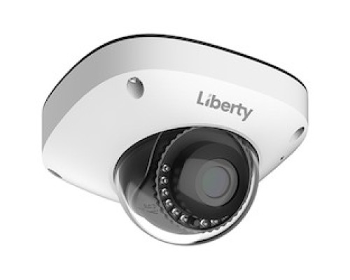 LIBERTY SECURITY  L3IP8WS               Liberty L3 IP Wedge, 8MP 2.8mm 45’ IR WDR PoE SD IP66 MIC - White