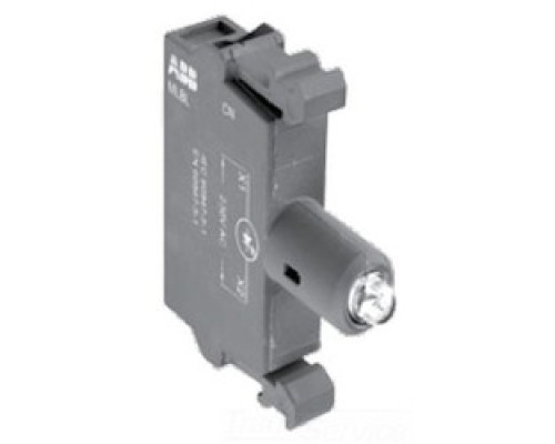 ABB  MLBL-04Y      Yellow lamp block with integrated LED, 110 to 130V AC rated voltage