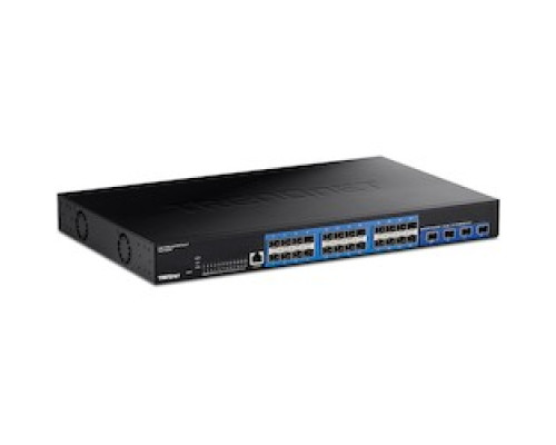 TRENDNET  TL2-F70284      28-Port Layer 2 Managed SFP Switch with 10G SFP+ Ports