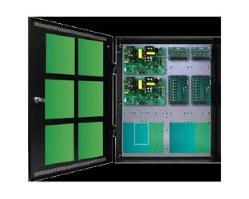 LIFESAFETY POWER  FPO150/250-2C82D8PE4M1               Integrated Mercury Power System, 12 Ampere 12 Volt DC/6 Ampere 24 Volt DC, 150/250 Watt, 16-Door, 16-Lock, 16 Auxiliary, 20